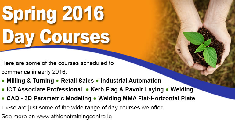List of up coming day courses which can be found on the day courses page